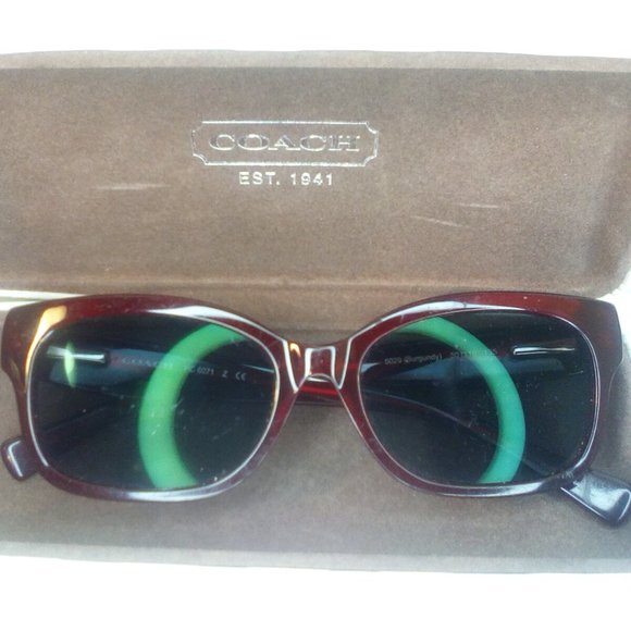 Coach HC6071 Eyeglasses With the Case.Rectangular HC6071 - Picture 1 of 8